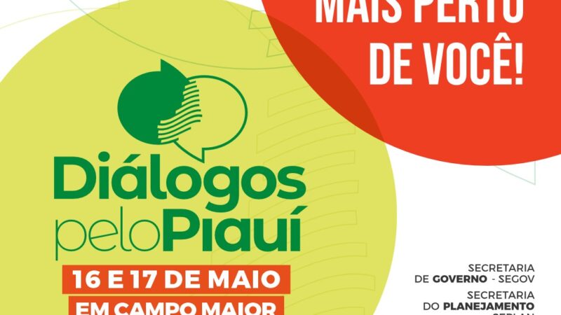 Diálogos pelo Piauí em Campo Maior: confira programação e serviços ofertados