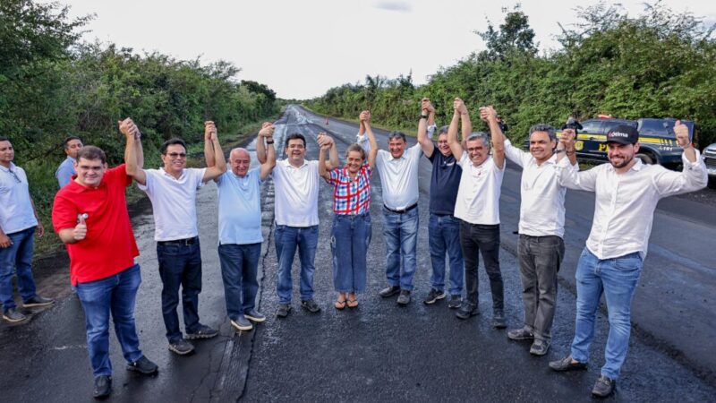 Governador Rafael visita BR-343 e destaca investimentos do Governo Federal para manutenção da rodovia