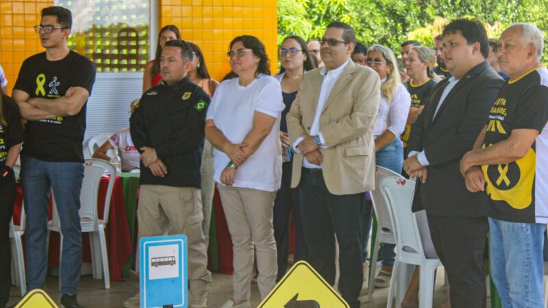 Campanha Maio Amarelo é lançada em Piripiri com ações de conscientização no trânsito