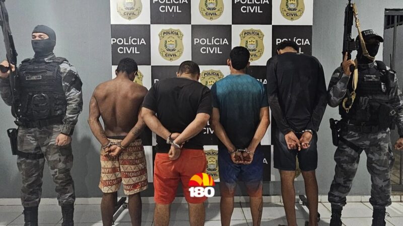 PM captura integrantes do Comando Vermelho do Ceará que planejavam assassinatos no Piauí