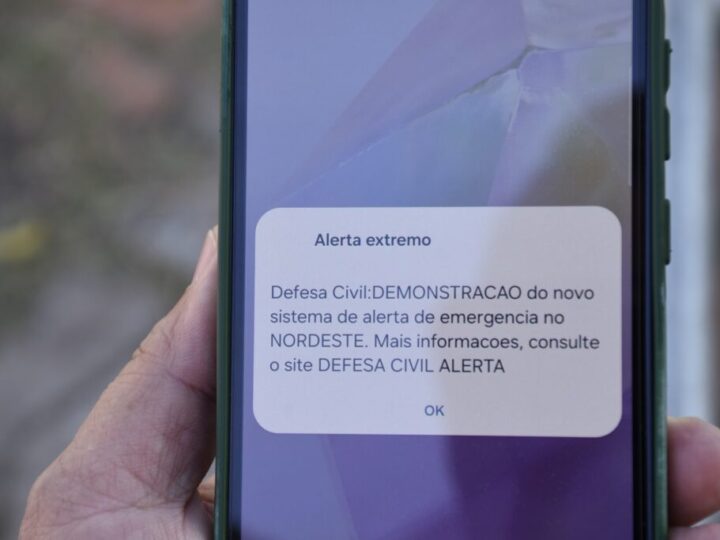 Defesa Civil Alerta: aprovada em teste , ferramenta será efetivada ainda neste mês