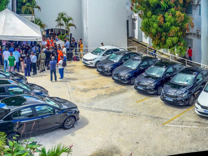 Secretaria de Segurança entrega nove viaturas para reforçar o combate à criminalidade no estado