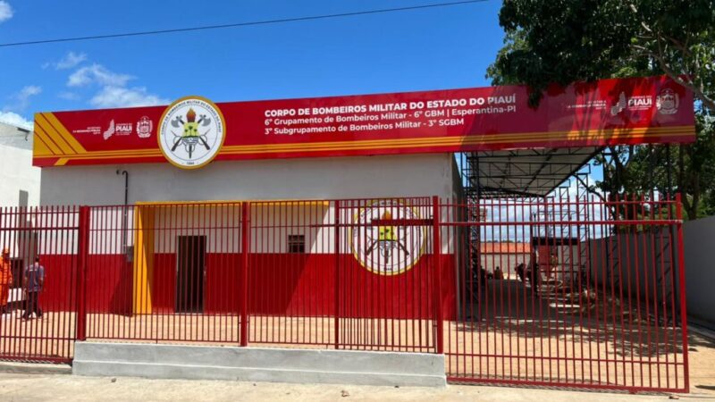 Governo do Estado inaugura novo quartel do Corpo de Bombeiros em Esperantina nesta quinta (19)