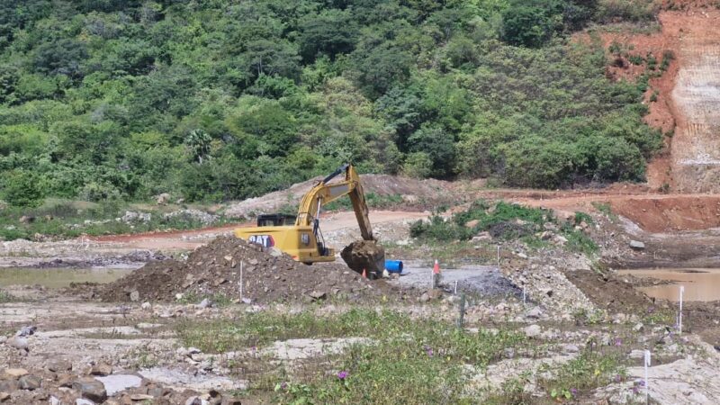 Construção da Barragem Nova Algodões entra na fase de limpeza das fundações e sondagens complementares
