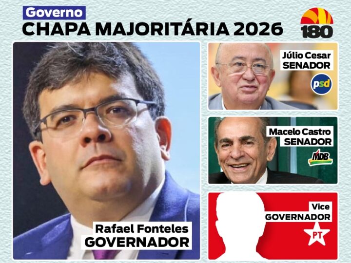 Chapa de Rafael para 2026 ganha forma: PT indicará vice e Júlio César será o candidato ao Senado