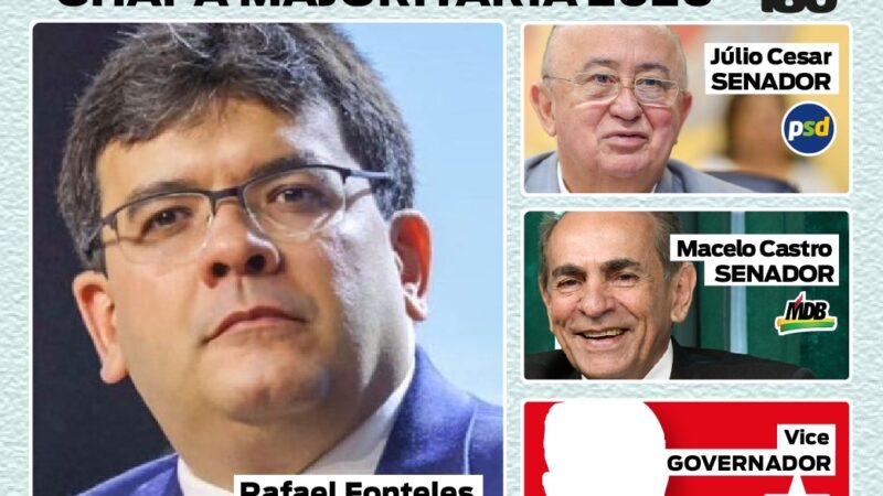 Chapa de Rafael para 2026 ganha forma: PT indicará vice e Júlio César será o candidato ao Senado