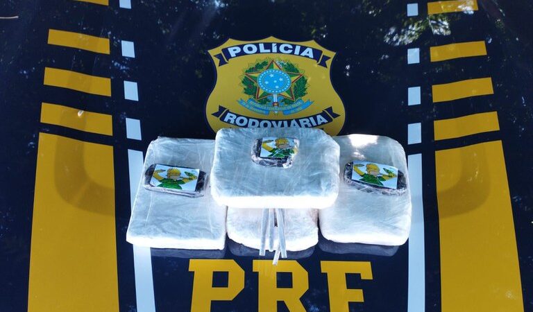 PRF apreende cocaína, haxixe e maconha em ônibus interestadual no Piauí