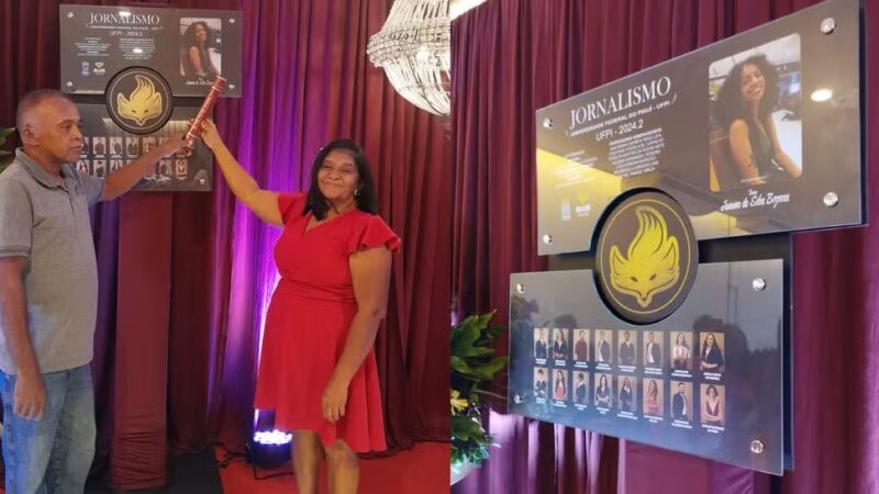 Familiares da estudante Janaína Bezerra recebem diploma simbólico na UFPI: ‘certeza que ela estava ali’