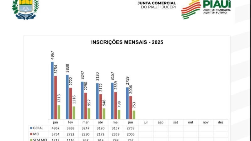 Mais de 21 mil novas empresas foram abertas no Piauí no primeiro semestre deste ano