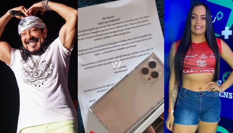 Bell Marques presenteia fã piripiriense com iPhone após furto de celular durante show
