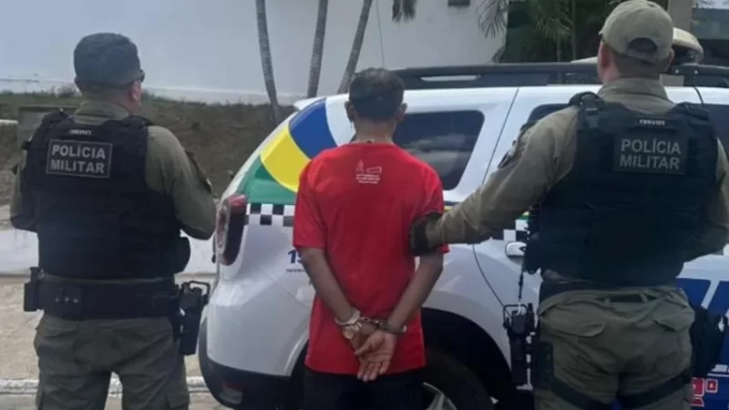 Homem é preso após ameaçar de morte sobrinha e namorado dela em Pedro II; suspeito ainda danificou motocicleta