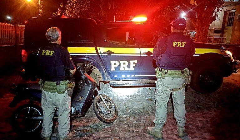 Motocicleta com registro de roubo/furto é apreendida na BR-343, em Piracuruca.