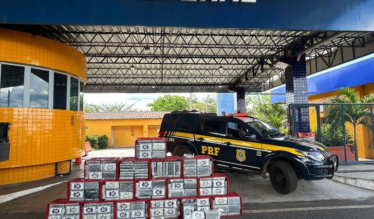 PRF apreende mais de meia tonelada de cocaína na BR-343 em Piripiri