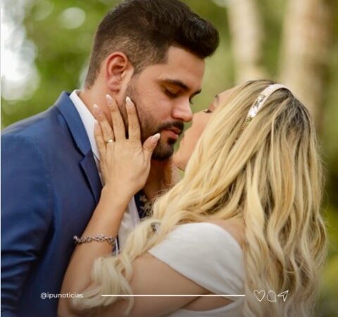 Taty Girl se casa com o cantor Raphael Alencar em fazenda de Caucaia (CE)