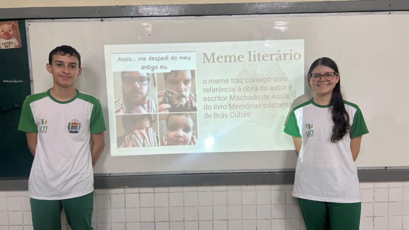 Alunos transformam clássicos da literatura em memes através de projeto de leitura em Piracuruca