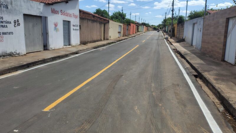 Piripiri recebe pavimentação asfáltica em comunidades através do OPA