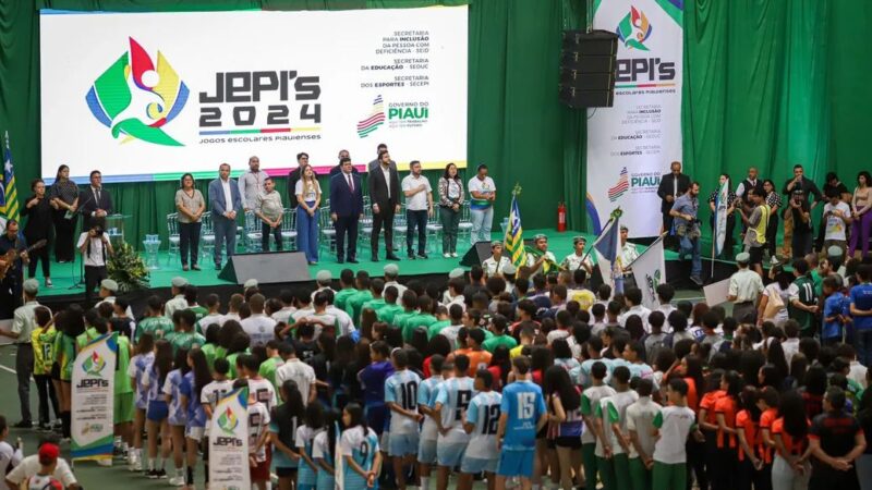 Abertura da etapa estadual dos Jogos Escolares Piauienses será nesta segunda (4) na Arena Verdão