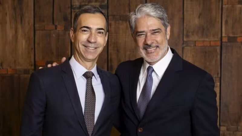 William Bonner deixa o Jornal Nacional a partir de novembro; César Tralli assume bancada