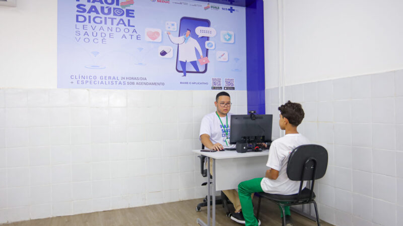 Piauí Saúde Digital na Escola ultrapassa 1,5 mil atendimentos e amplia acesso à saúde para estudantes em todo o estado
