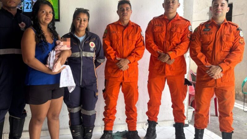 Bombeiros salvam bebê de 22 dias após engasgo em Teresina