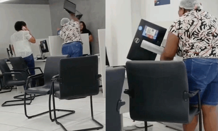 Vídeo: mulher quebra equipamentos da Equatorial Piauí após reclamar de falta de energia em Teresina