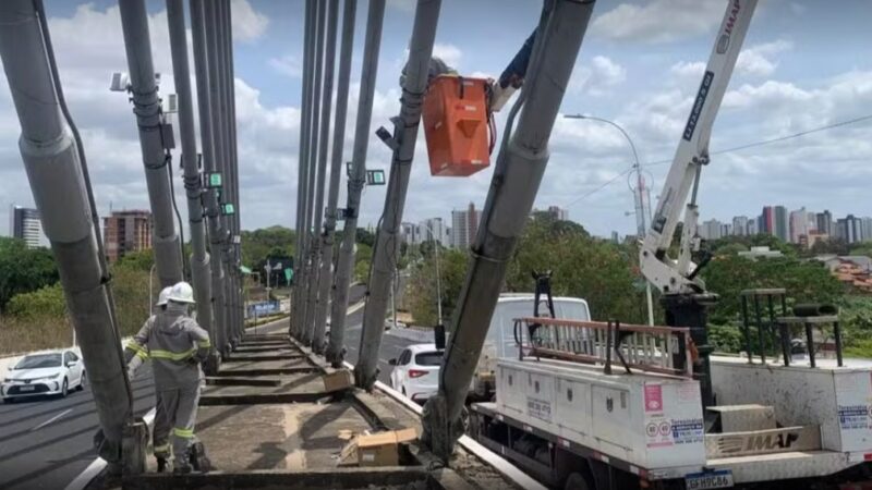 Ponte Metálica, entre Teresina e Timon (MA), é interditada