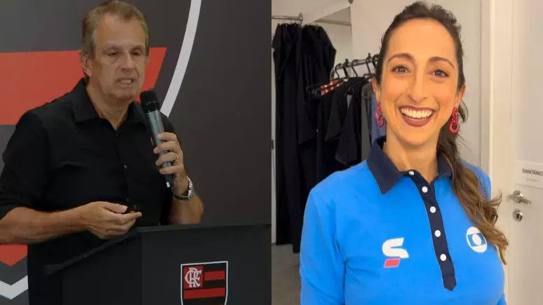 Presidente do Flamengo faz discurso machista e ofende aparência de comentarista da Globo