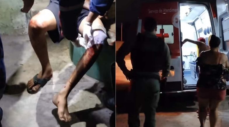 Jovem é socorrido após ser ferido com faca em suposta “brincadeira” da namorada no PI