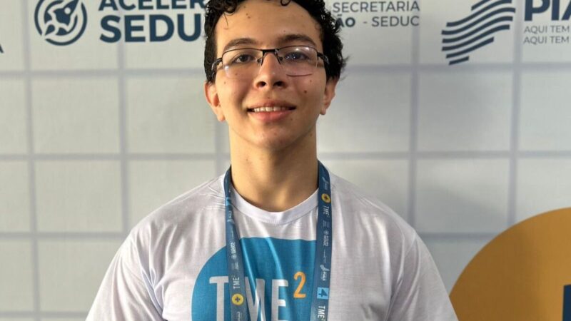 Com quase 950 pontos em Matemática, estudante de Cocal dos Alves transforma medalhas em excelência no Enem