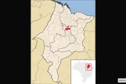 Mapa do Maranhão com destaque para Bacabal Mapa do Maranhão com destaque para Bacabal